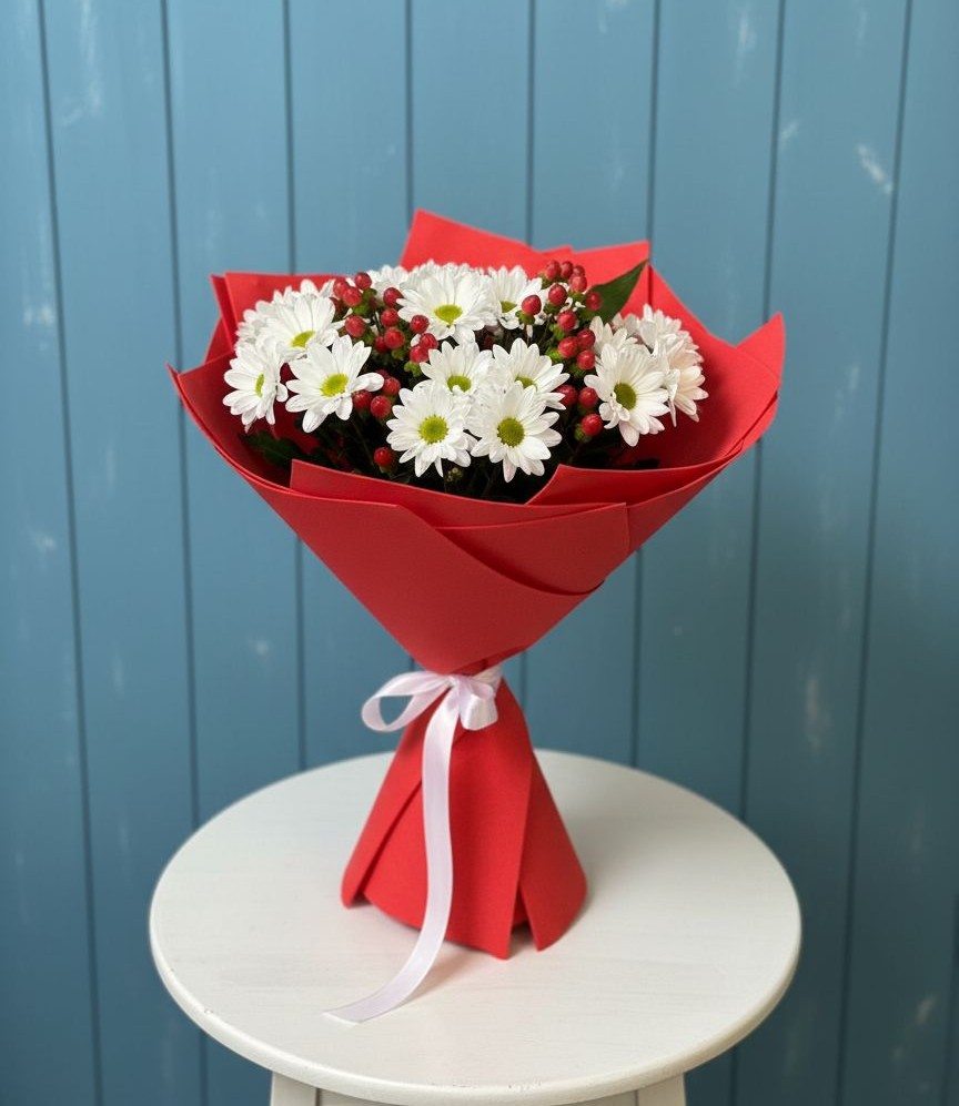 Букет цветов из: Хризантемы в Вохме