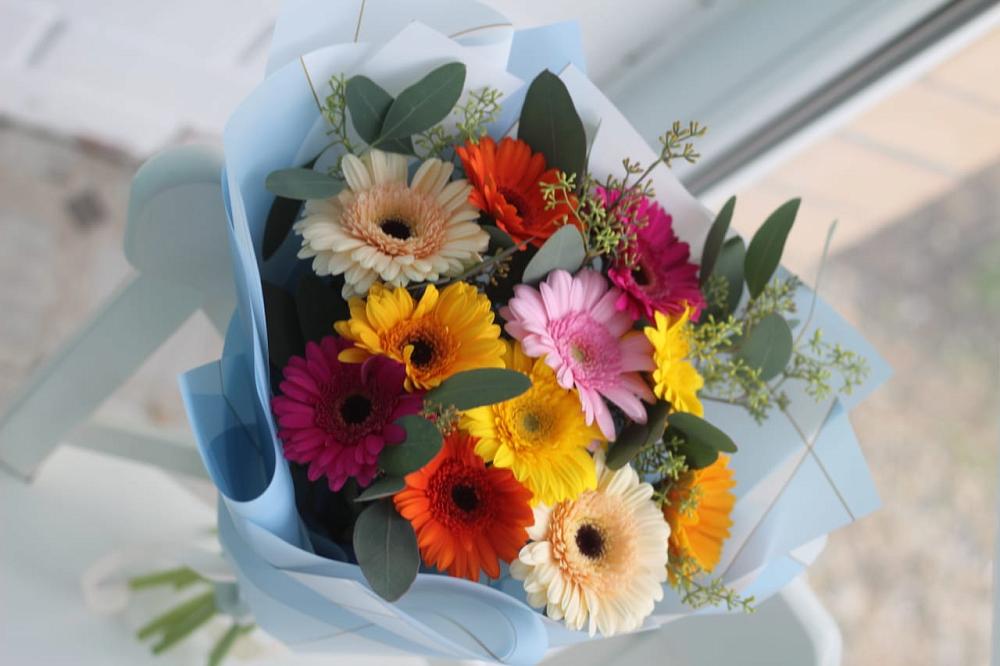 Букет цветов из: Герберы в Вохме