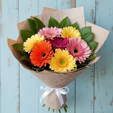 Букет цветов из:  Герберы в Вохме