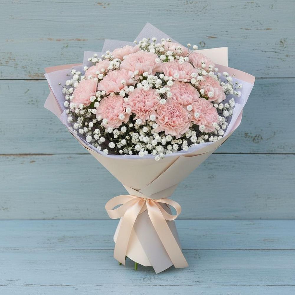 Букет цветов из: Гвоздики в Вохме