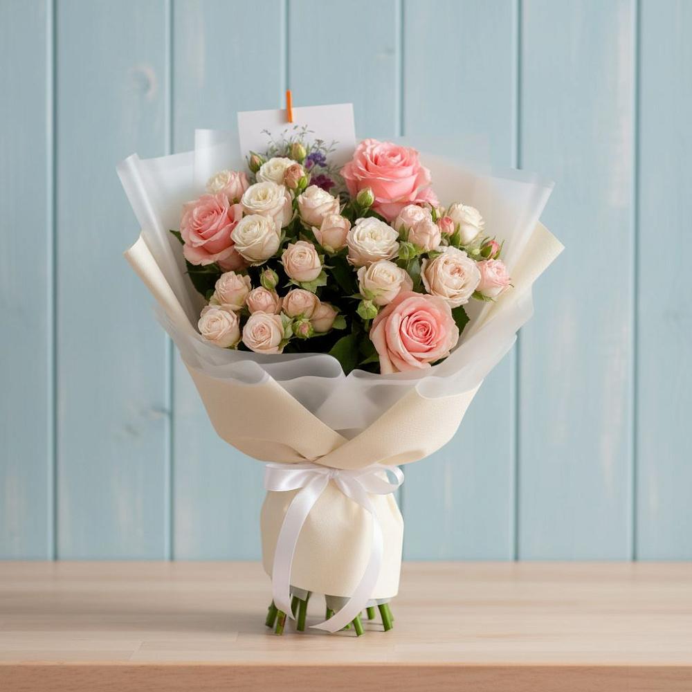 Букет цветов из: Розы в Вохме