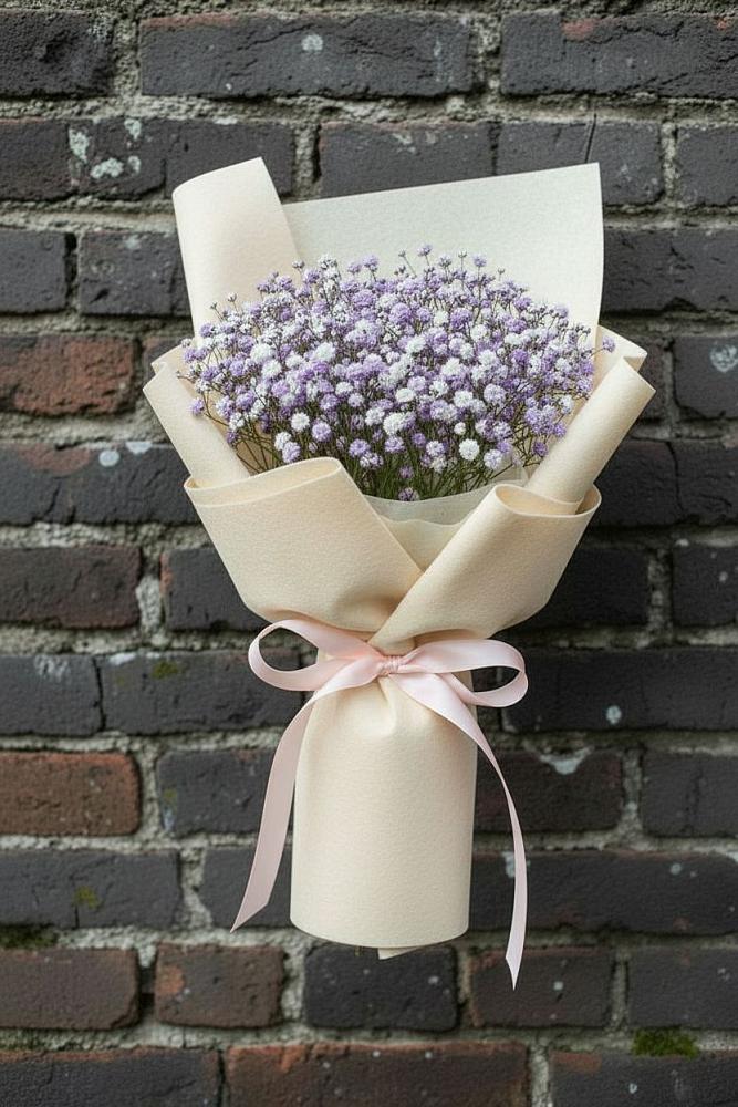 Букет цветов из: Гипсофила в Вохме