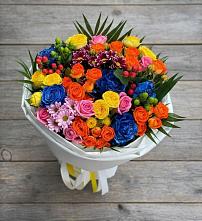 Букет цветов из:  Розы и Хризантемы в Вохме