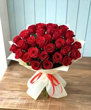 Букет 29 Красных роз в Вохме
