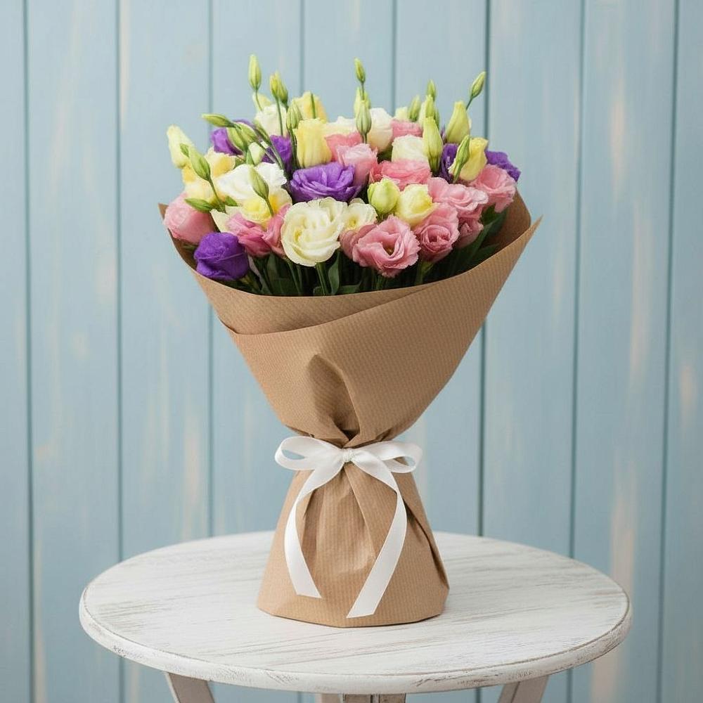 Букет цветов из: Лизиантусы в Вохме