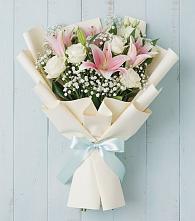 Букет цветов из:  Лилии #REPLACE_PRED# Вохме